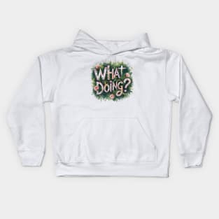 Jeffy What Doing? Kids Hoodie